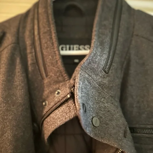 Short Wool Blend Coat - Picture 3 of 3